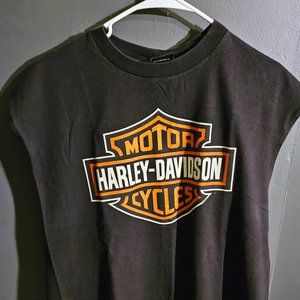 Authentic Harley-Davidson Muscle-Tee from Battlefield HD (Gettysburg, PA) - XL